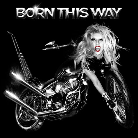 lady gaga born this way cover back. artist Lady Gaga is ack